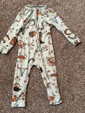 Posh peanut Casey western onesie